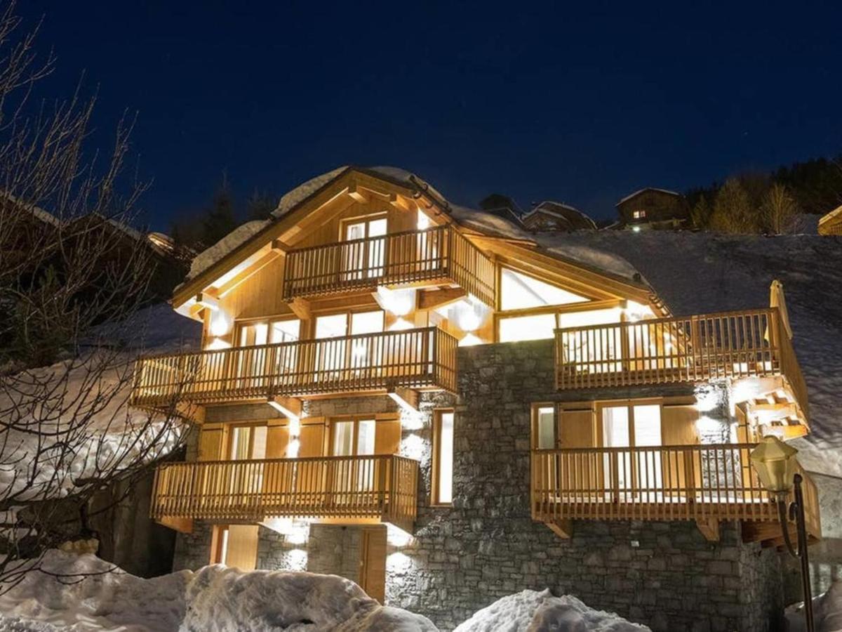 Chalet Moderne A Meribel : Jacuzzi, Sauna, 6 Chambres, Proche Centre Et Navette - Fr-1-565-55 Les Allues Екстер'єр фото